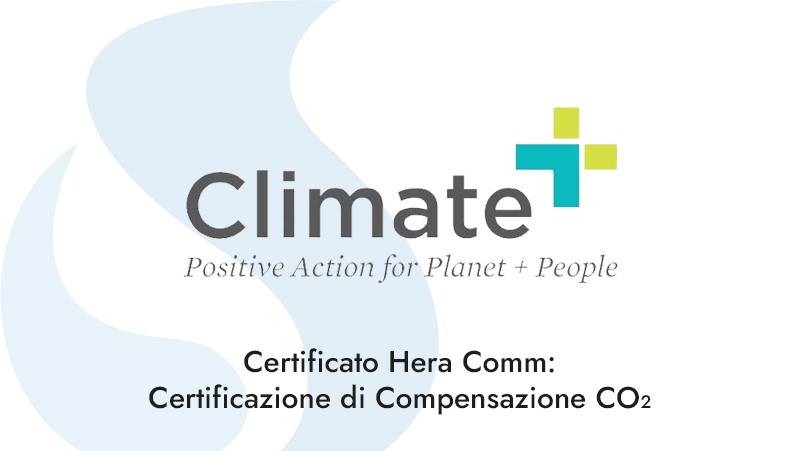 Certificato Hera Comm: Certificazione di Compensazione CO₂