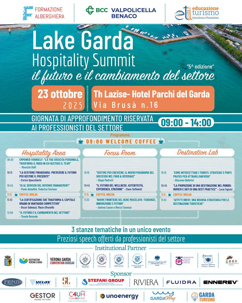 Stefani Group è Sponsor Ufficiale del Lake Garda Hospitality Summit 2025