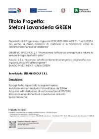 Stefani Group è Lavanderia Green