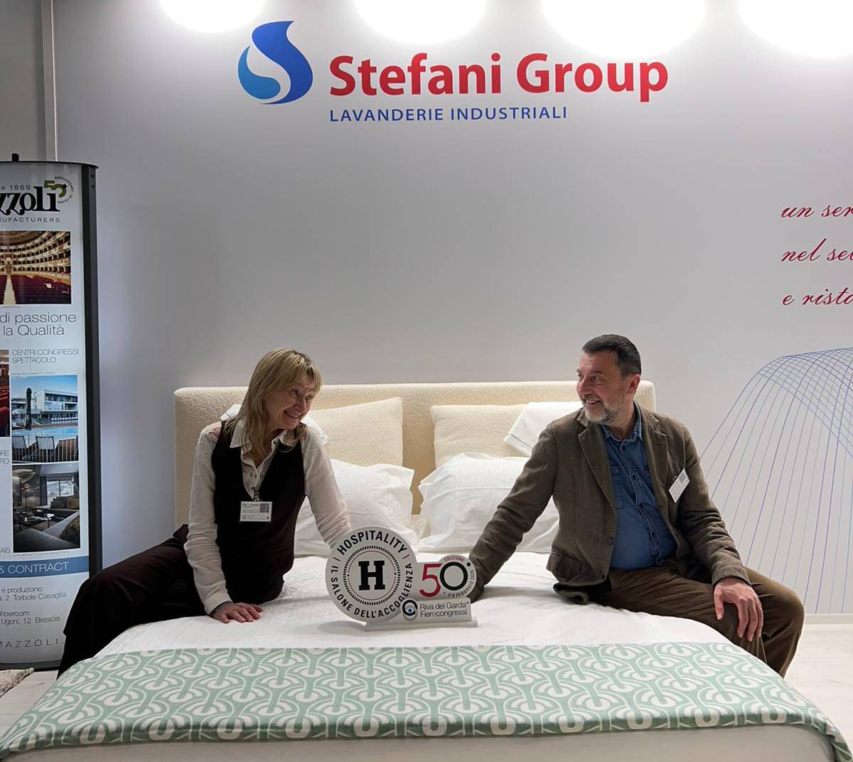 Lavanderie Stefani Group premiata a Hospitality per 20 anni di fedeltà come espositore