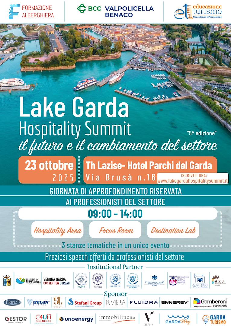 Stefani Group è Sponsor Ufficiale del Lake Garda Hospitality Summit 2025
